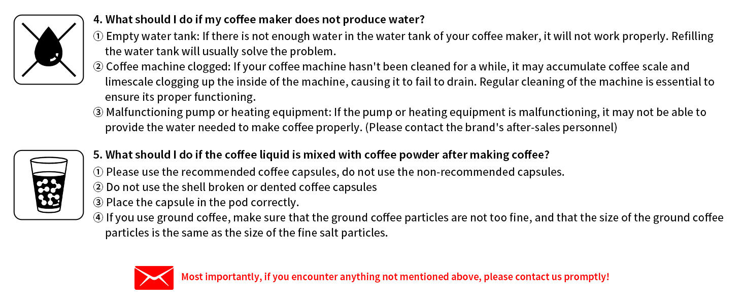 Frequently asked questions and precautions