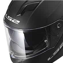 motorcycle helmet built-in sunshield, drop down sun shield, HJC CL-17, Bell Qualifier, Scorpion EXO