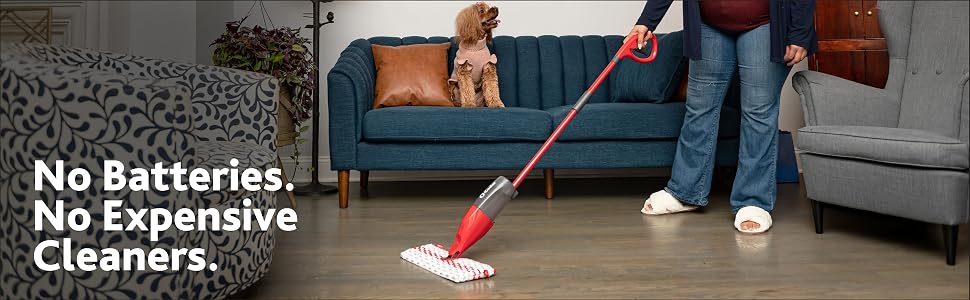 O-Cedar Swiffer Wet Jet Spray Mop Rubbermaid Reusable Machine Washable Floor Cleaner with Sprayer