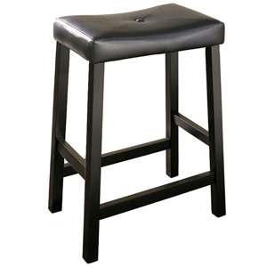 CF500224 Upholstered Saddle Seat Bar Stools 24-Inch