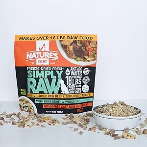 Freeze-dried Simply Raw is light weight, compact &amp;amp; easy to store in your pantry.