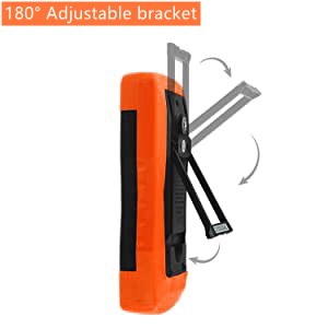 Removable durable case can protect it from falling accident.