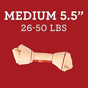 Medium chews 5.5 inches 26-50 pounds