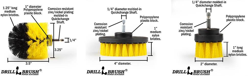 Yellow brushes