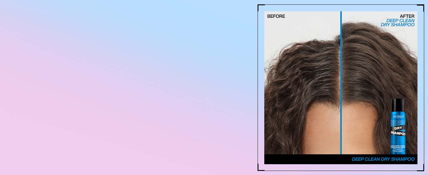 redken deep clean, deep clean dry shampoo, salon brand dry shampoo, before and after