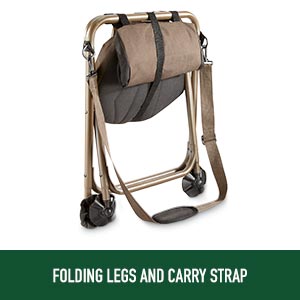 HuntRite Swivel Hunting Stool Folding