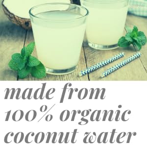 coconut water powder organic freeze dried packets dehydrated coco hydro sugar added unsweetened real