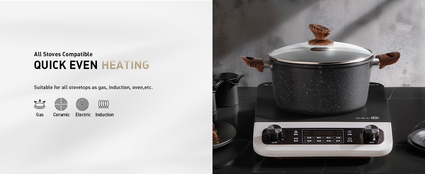 black pots and pans set