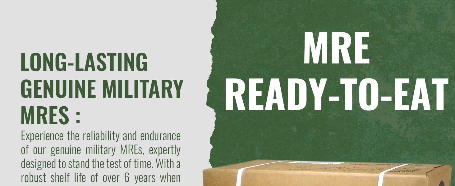 LONG-LASTING GENUINE MILITARY MRES