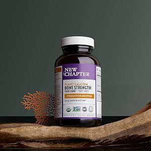 a bottle of new chapter bone strength tiny tabs