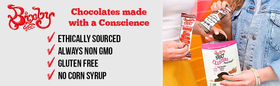 Bixby Chocolates made with a Conscience