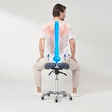 saddle chair;saddle stool;salon stool;Posture Stool
