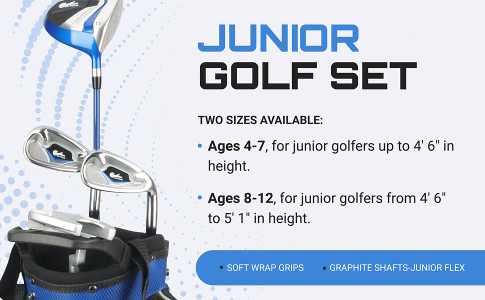 Confidence Golf Junior Golf Clubs Set for Kids