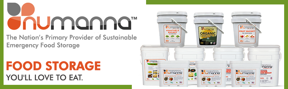 numanna emergency food buckets