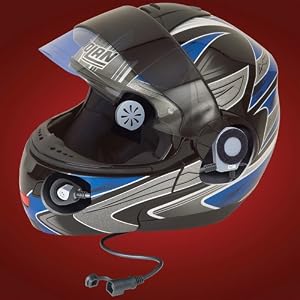 13-201 Show Chrome Helmet Headset 5 Pin Din