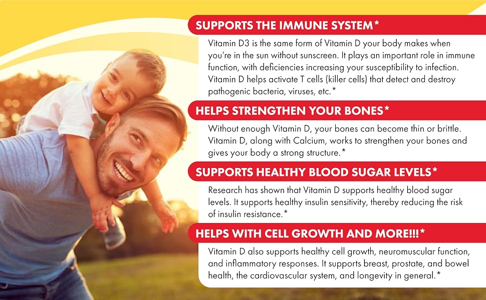 Supports the immune system, healthy blood sugar levels, helps strengthen your bones and cell growth