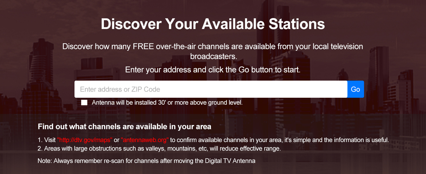 HD Indoor TV antenna