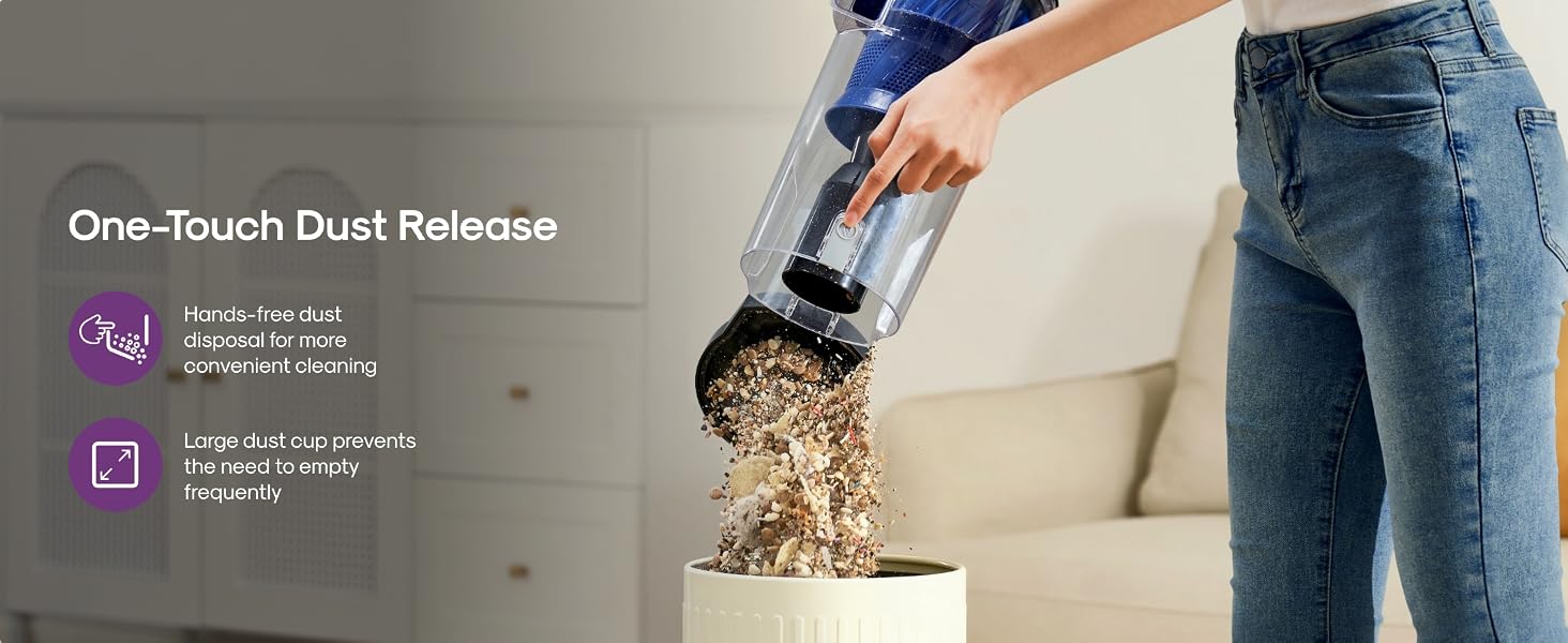 One-Touch Dust Release