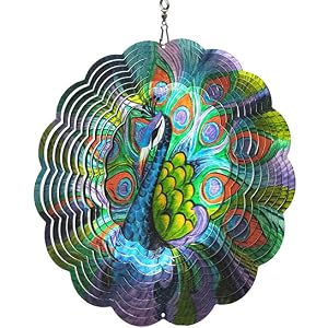 FONMY Peacock Wind Spinner