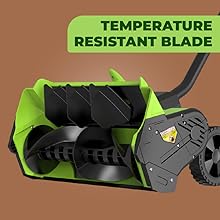 Cordless snow thrower, electric snow thrower