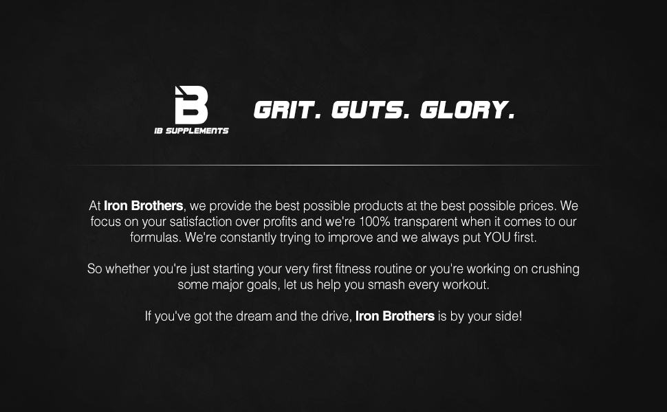 iron brothers supplements