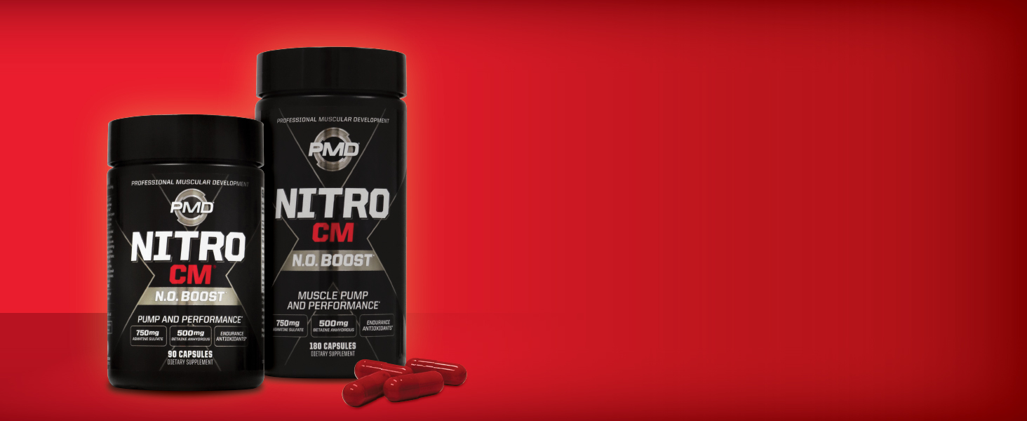 PMD Sports Nitro CM Nitric Oxide Booster Product Spotlight Banner