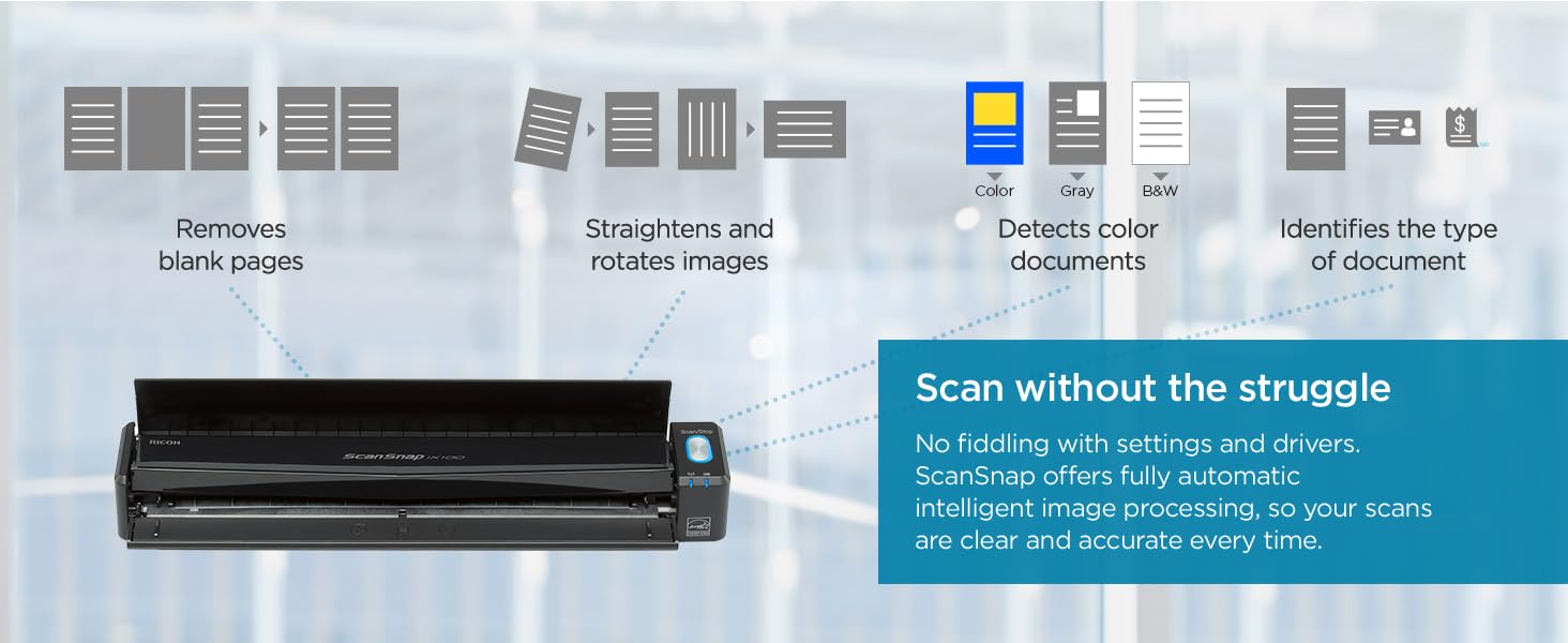 Scan without the struggle