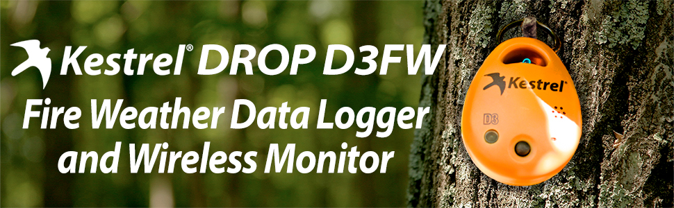 Kestrel DROP D3FW Fire Weather Data Logger and Wireless Monitor