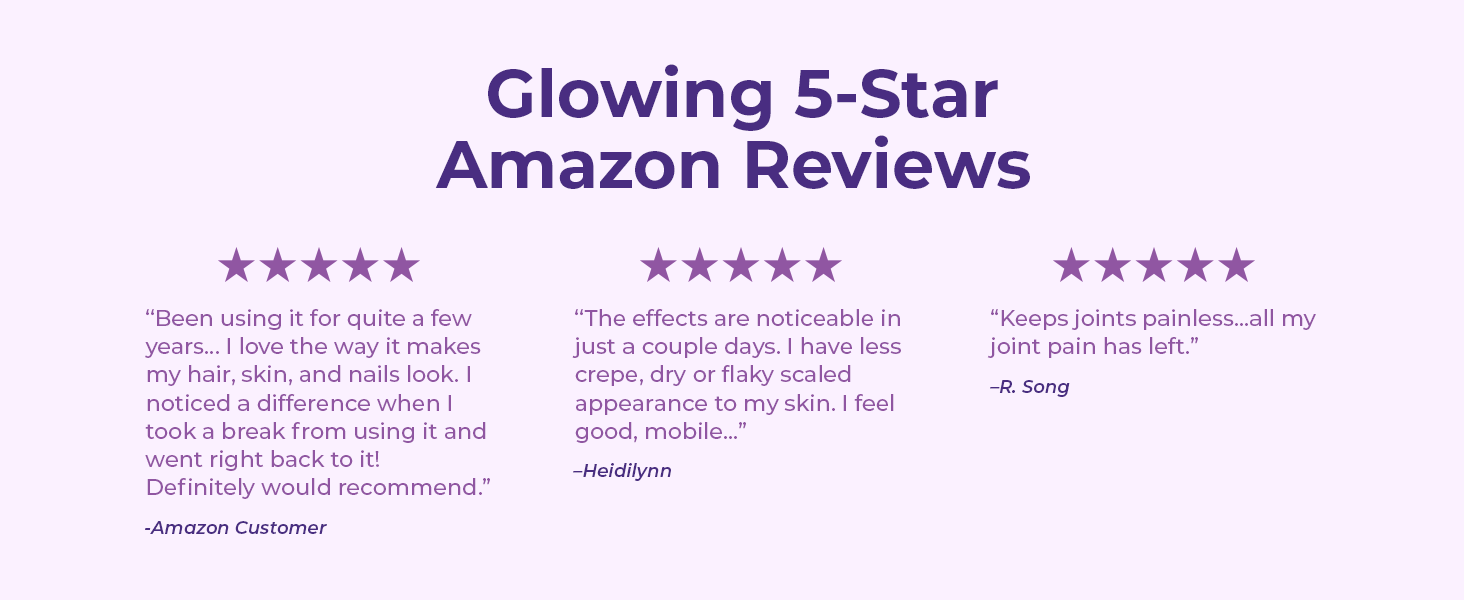 amazing reviews