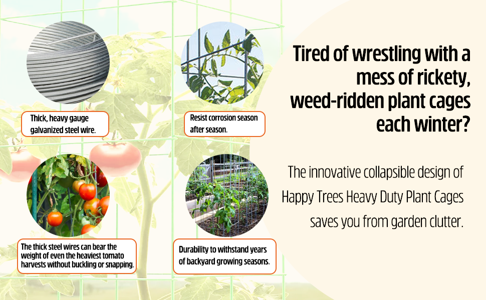 happy trees tomato cages