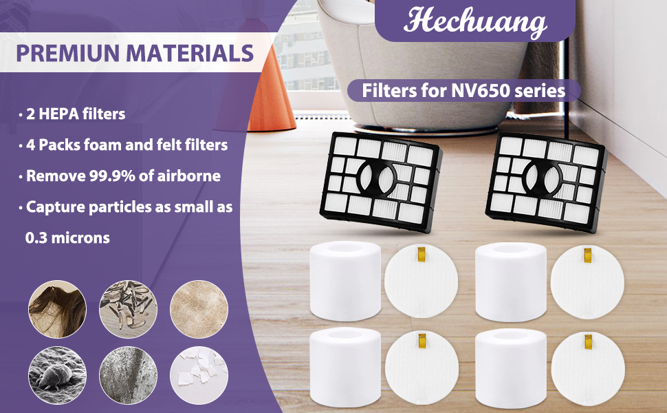 NV650 filters