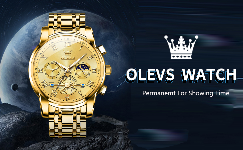 Dress Men watch,Business watch for men,mens gold watch