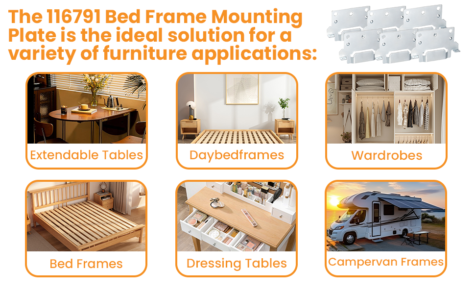 bed frame replacement parts