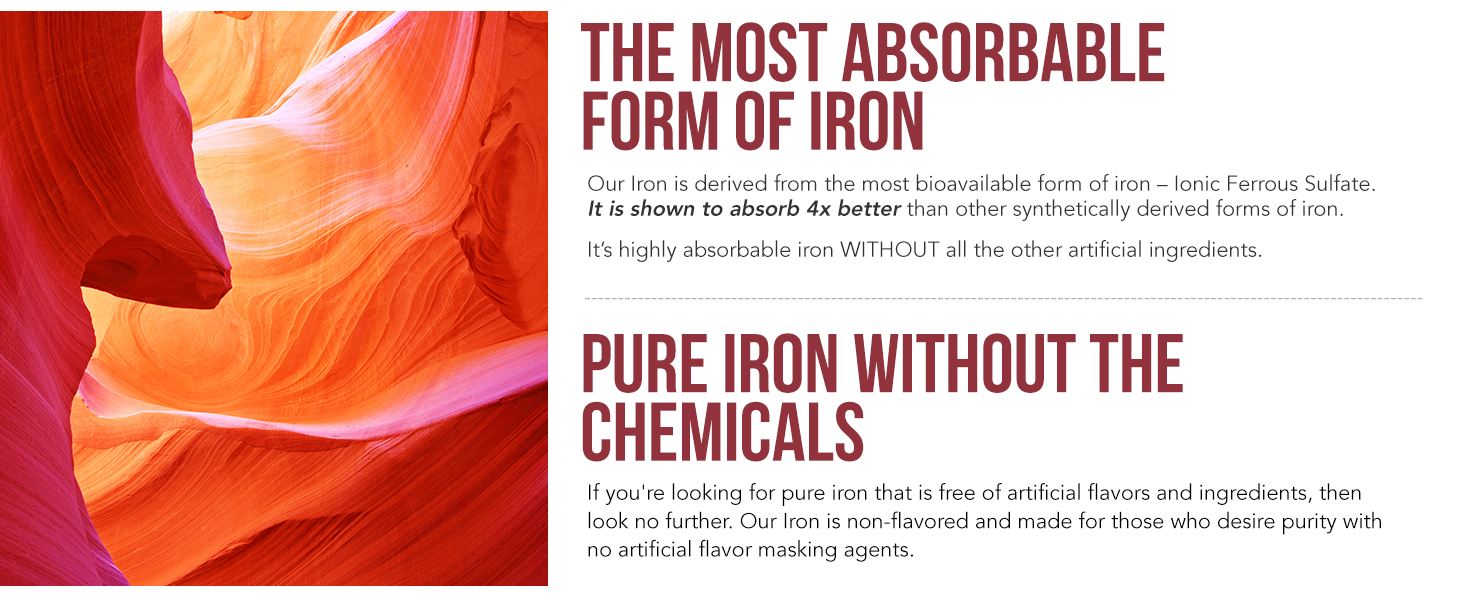 liquid iron