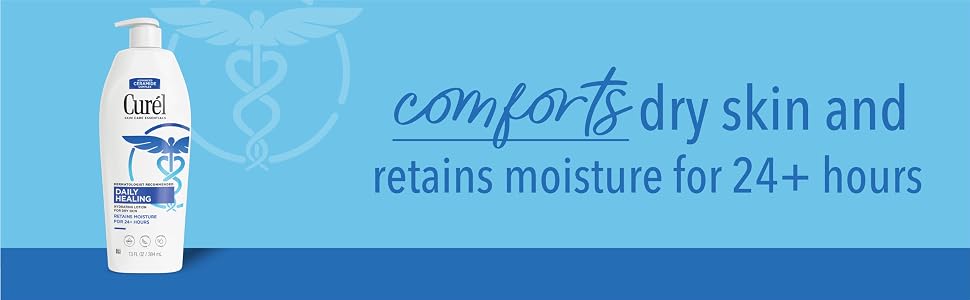 Comforts dry skin and retains moisture for 24+ hours