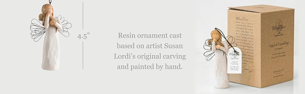 4.5 inch Resin ornament cast based from Susan Lordi&amp;#39;s original carving and painted by hand.