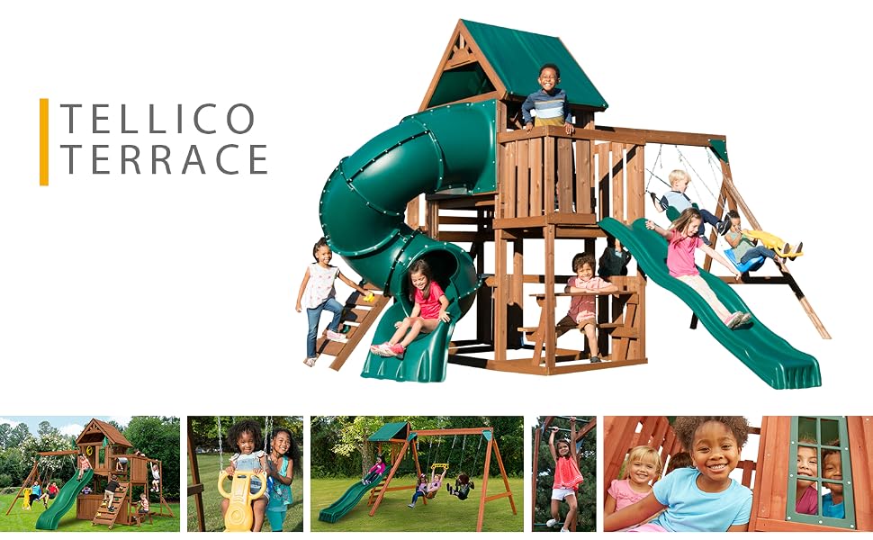 swing set, wooden swing set, wood swing set, swing set for kids, wooden playset, playset, play set