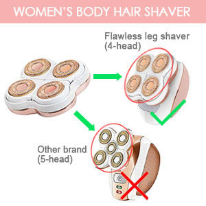 flawless legs hair remover replacement heads