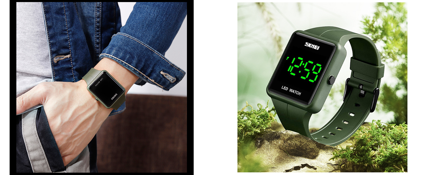 unisex women digital watch