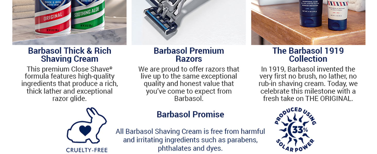 Barbasol Brand Promise