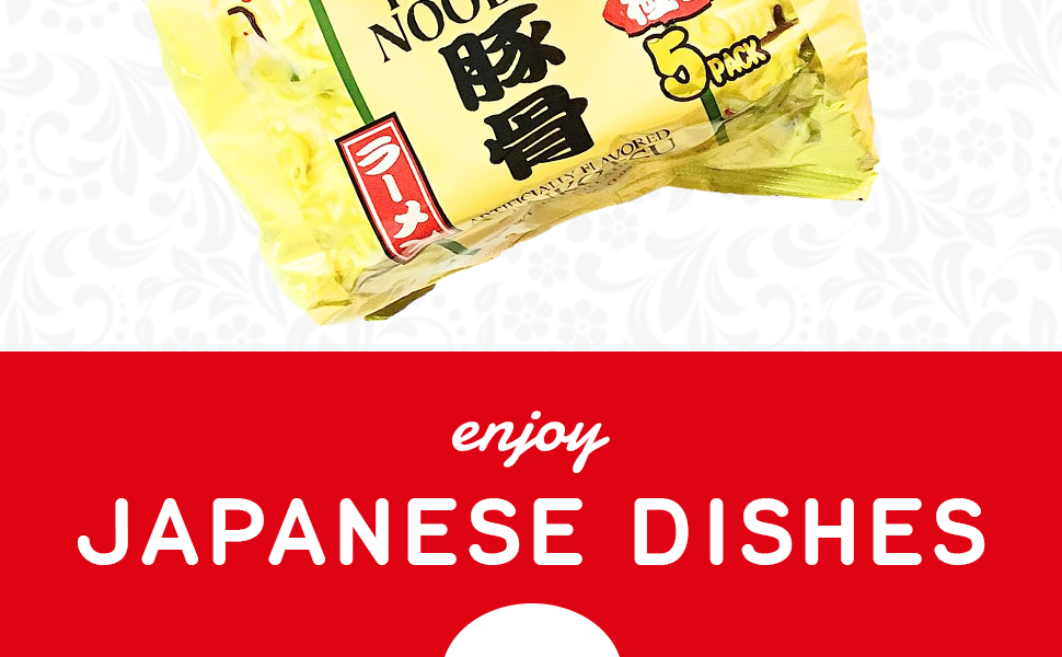 Shirakiku Japanese Style Instant Noodles Tonkotsu Flavor(5x3.35 Oz)