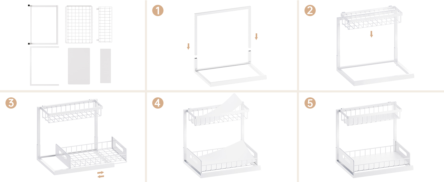 bathroom sink organizer