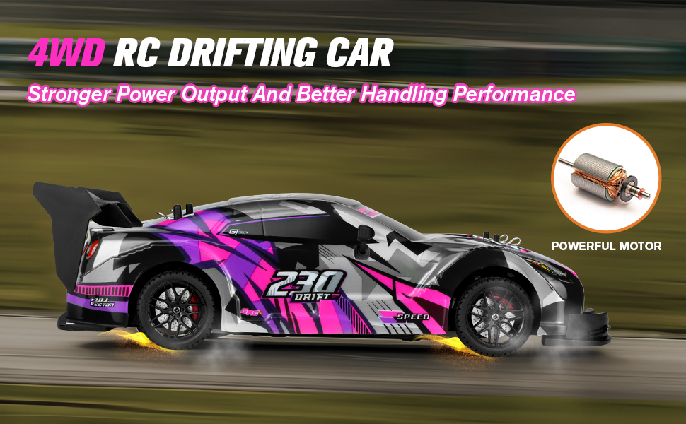 RC Drift Car, 1/16 Mini Drifting RC Cars for Adults, RC Race Car, Remote Control Drift Car