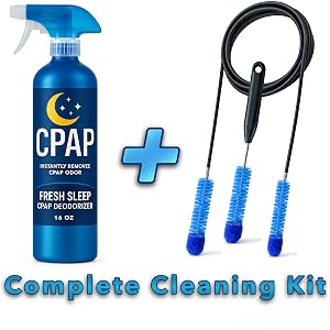 CPAP Deodorizer Spray Plus Brush Kit