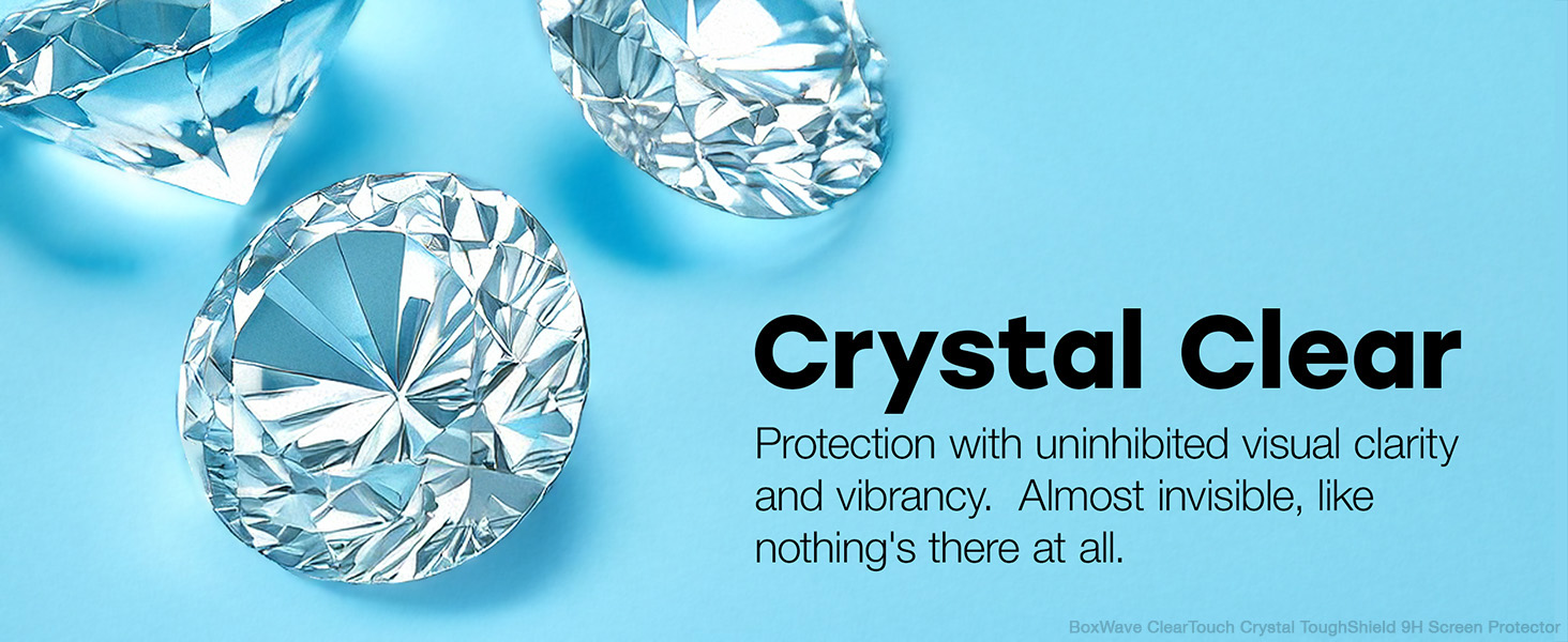 Protection with uninhibited visual clarity and vibrancy. Almost invisible, like it's not there