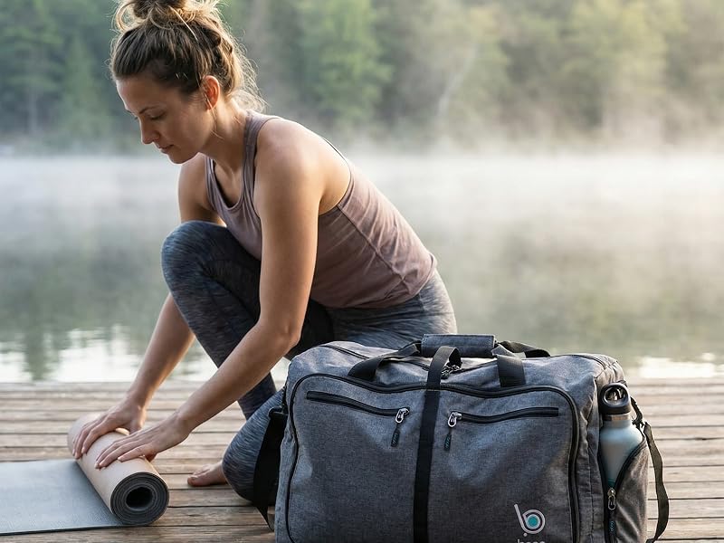 Small gym bag for yoga