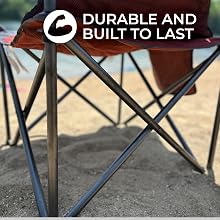 Built tough—durable materials + sturdy frame = reliable performance outdoors.
