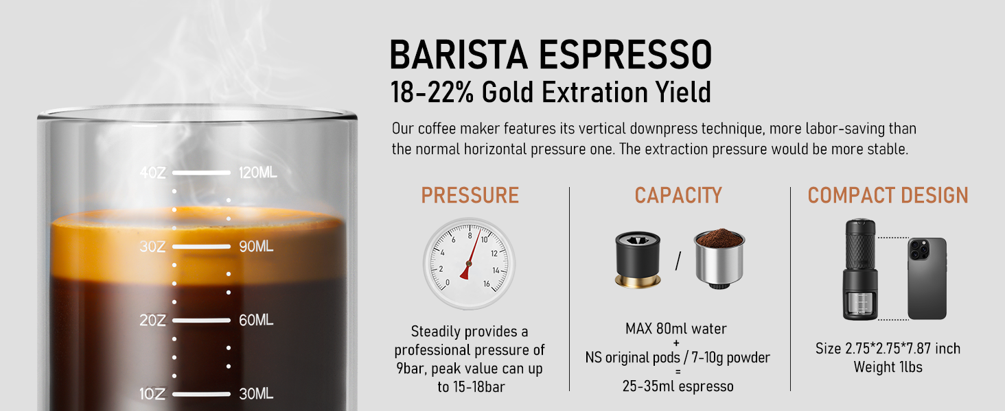 SP200 barista espresso