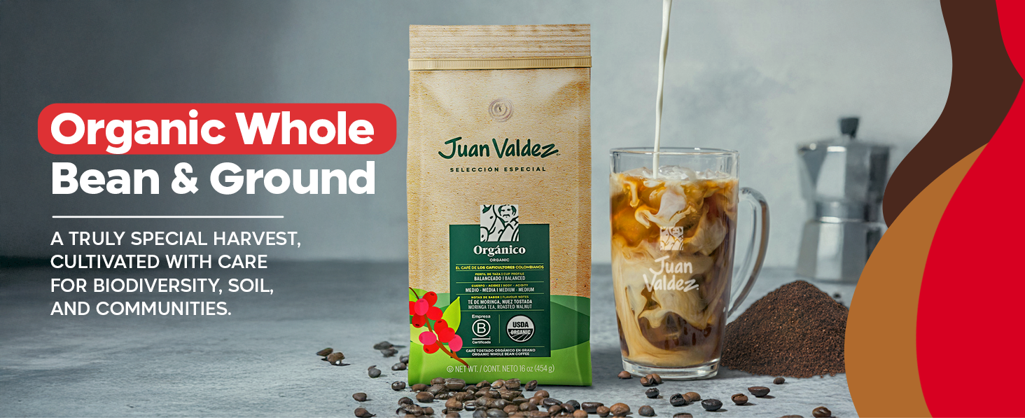 Juan Vadelz Organic whole bean and ground