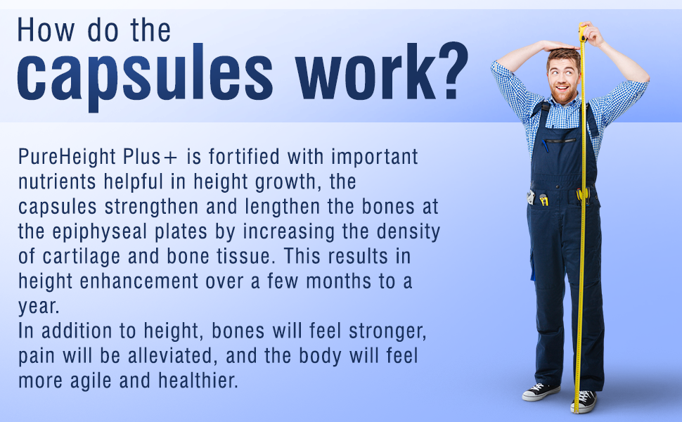 height enhancer height gain height increaser pills vitamins for growing taller fast growth hormone